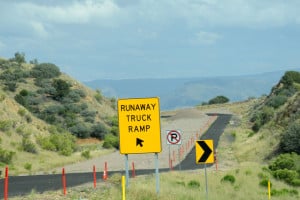 Runaway truck ramp in arizona