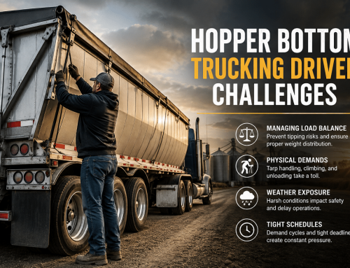 What Challenges Do Drivers Face in Hopper Bottom Trucking?